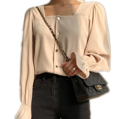 Square Collar High-End Shirts